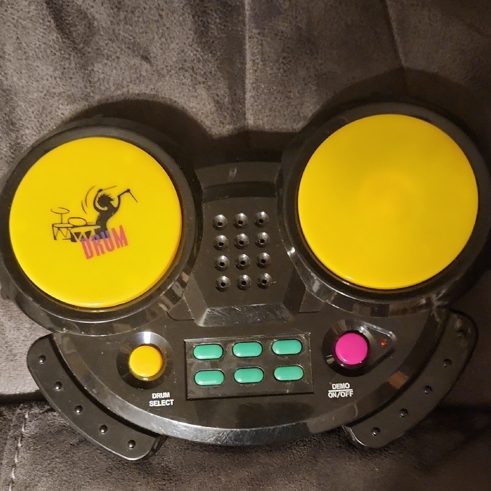 Kids Electronic Drum Set with Yellow Pads